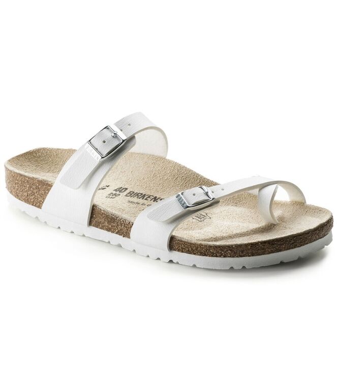 Birkenstock Mayari white  Birkenstock 71053, slippers Direct leverbaar uit de webshop