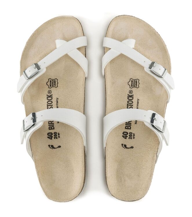 Birkenstock Mayari white  Birkenstock 71053, slippers Direct leverbaar uit de webshop