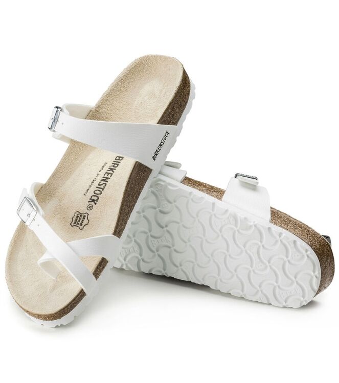 Birkenstock Mayari white  Birkenstock 71053, slippers Direct leverbaar uit de webshop