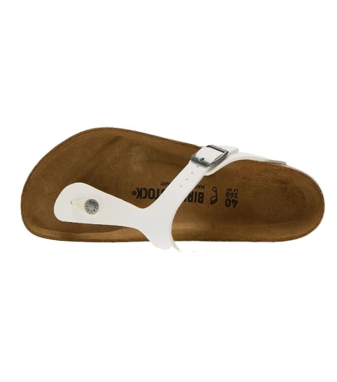 Birkenstock Gizeh white Birkenstock 745531, slippers Direct leverbaar uit de webshop