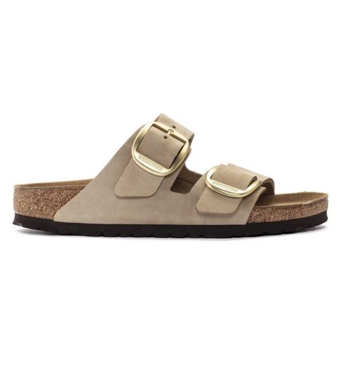 Birkenstock Arizona Big Buckle sandcastle Birkenstock 1023957, slippers Direct leverbaar uit de webshop