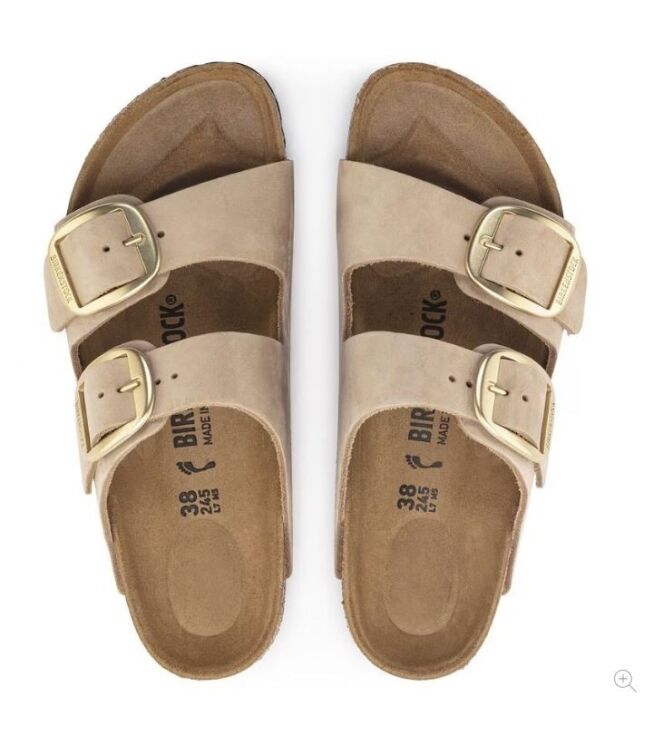 Birkenstock Arizona Big Buckle sandcastle Birkenstock 1023957, slippers Direct leverbaar uit de webshop