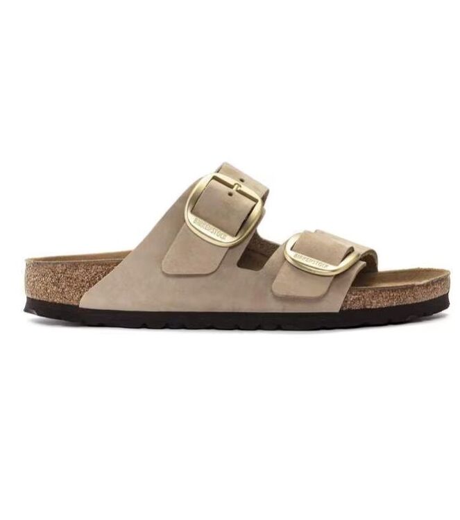 Birkenstock Arizona Big Buckle sandcastle Birkenstock 1024064, slippers Direct leverbaar uit de webshop