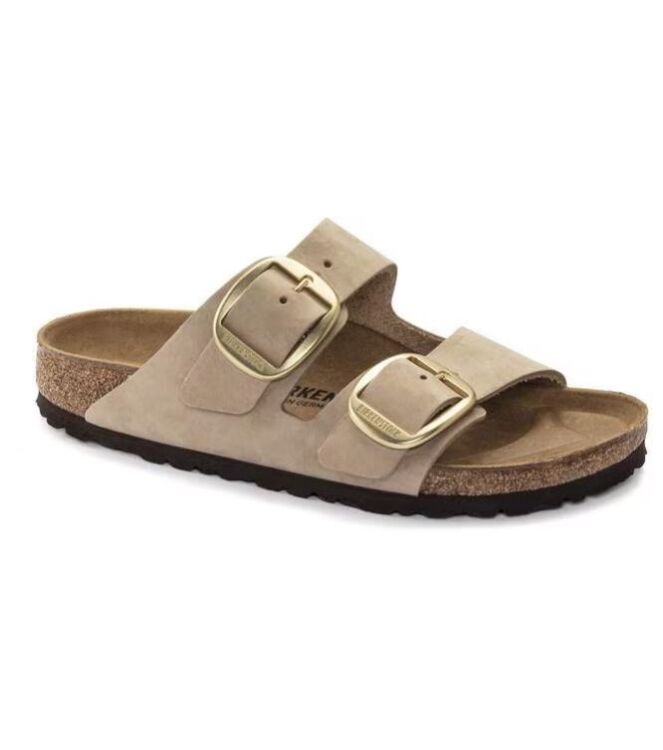 Birkenstock Arizona Big Buckle sandcastle Birkenstock 1024064, slippers Direct leverbaar uit de webshop