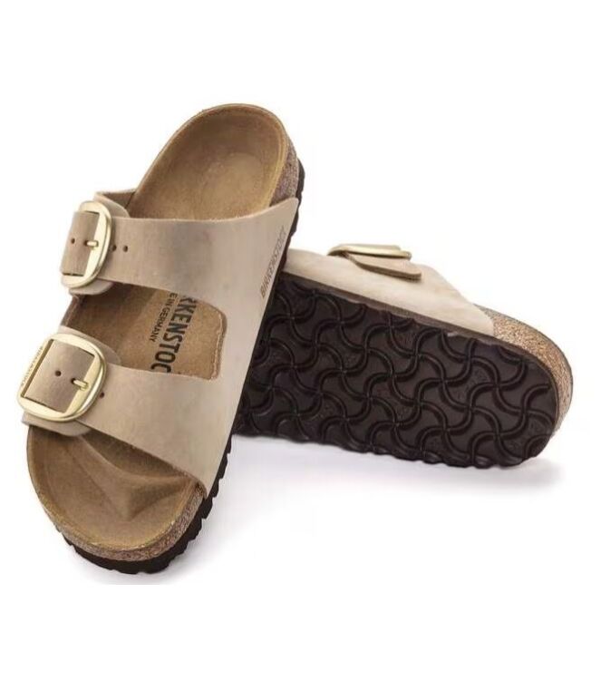 Birkenstock Arizona Big Buckle sandcastle Birkenstock 1024064, slippers Direct leverbaar uit de webshop