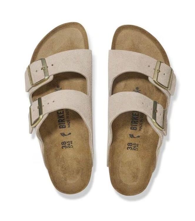 Birkenstock Arizona sandcastle Birkenstock 1029260, slippers Direct leverbaar uit de webshop
