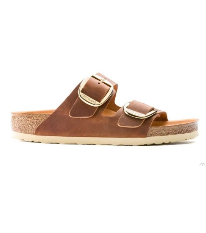 Birkenstock Arizona Big Buckle cognac Birkenstock 1011073, slippers Direct leverbaar uit de webshop