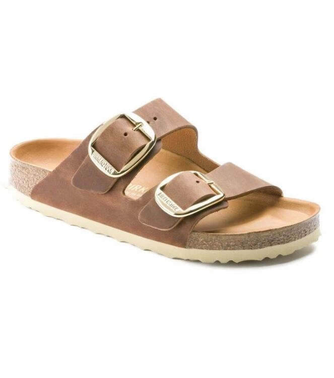 Birkenstock Arizona Big Buckle cognac Birkenstock 1011073, slippers Direct leverbaar uit de webshop