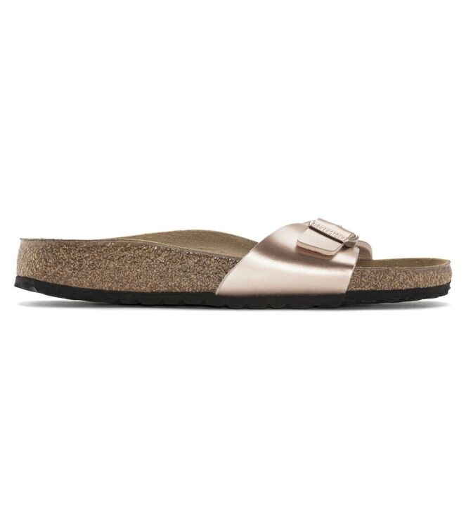 Birkenstock Madrid metallic copper  Birkenstock 1023927, slippers Direct leverbaar uit de webshop