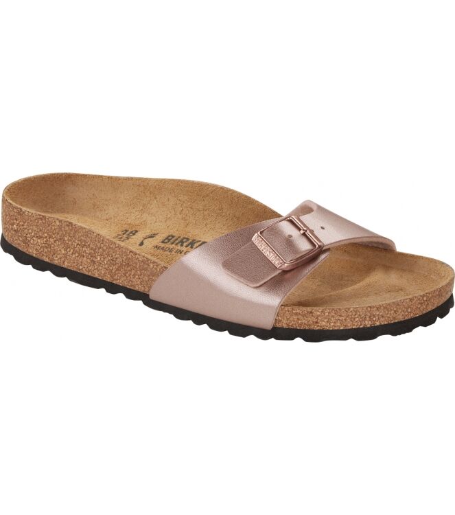 Birkenstock Madrid metallic copper  Birkenstock 1023927, slippers Direct leverbaar uit de webshop