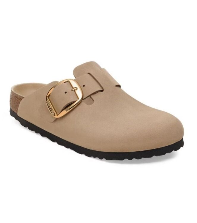 Birkenstock Boston Big Buckle tabacco brown Birkenstock 1030425, slippers Direct leverbaar uit de webshop