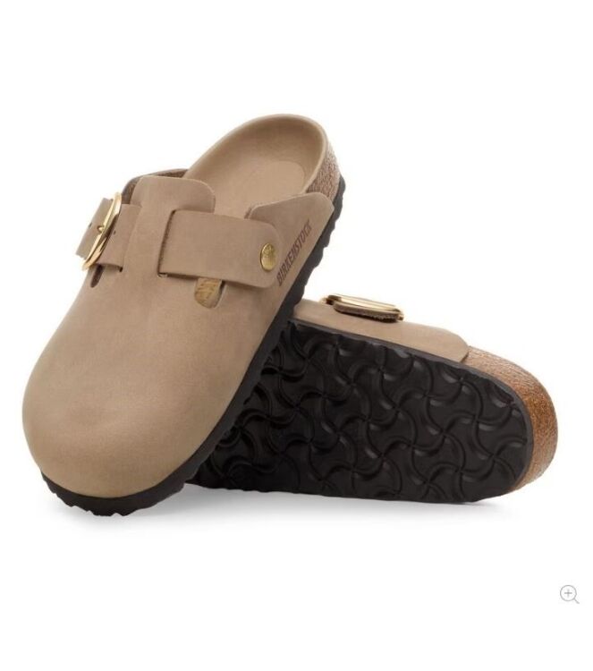 Birkenstock Boston Big Buckle tabacco brown Birkenstock 1030425, slippers Direct leverbaar uit de webshop