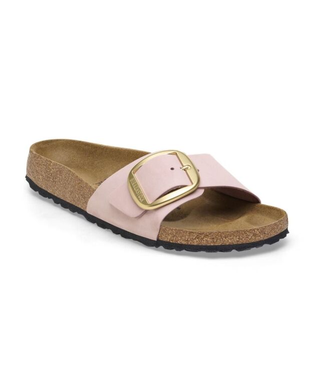 Birkenstock Madrid Big Buckle soft pink Birkenstock 1027056, slippers Direct leverbaar uit de webshop