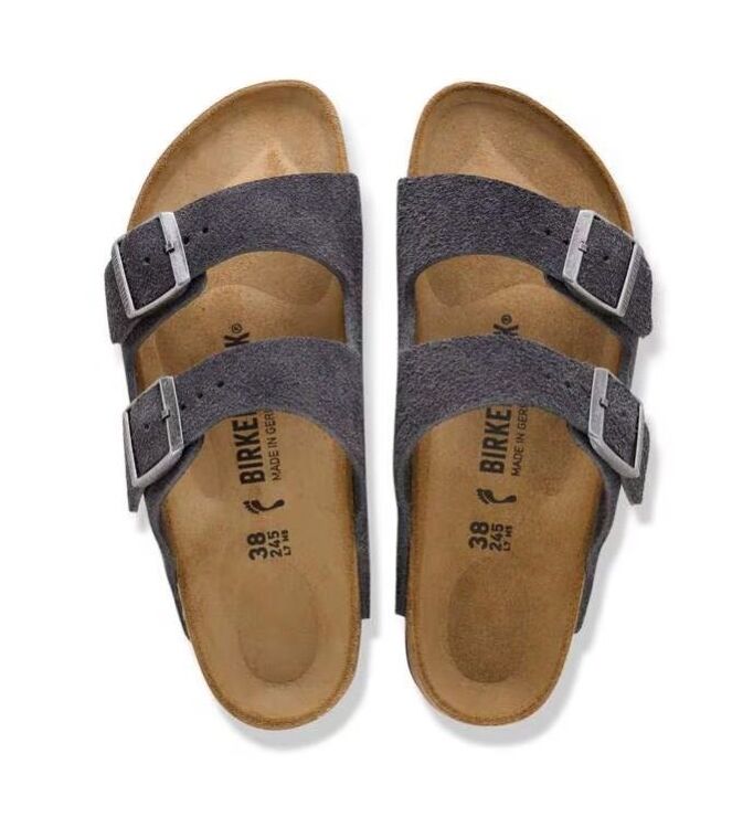 Birkenstock Arizona charcoal Birkenstock 1031625, slippers Direct leverbaar uit de webshop