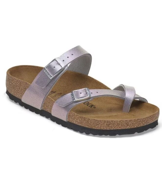 Birkenstock Mayari iridescent viola  Birkenstock 1029285, slippers Direct leverbaar uit de webshop
