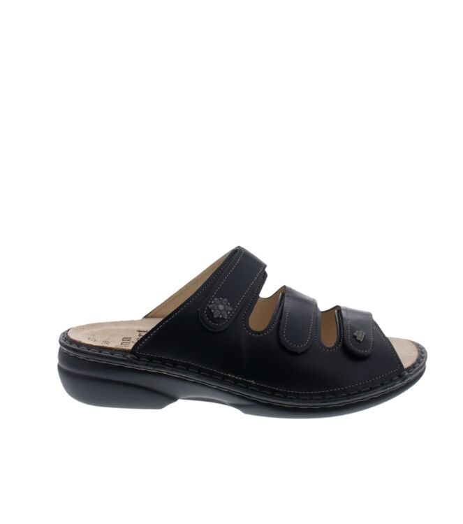 Finn Comfort Menorca-S zwart  Finn Comfort 82564-014099, slippers Direct leverbaar uit de webshop