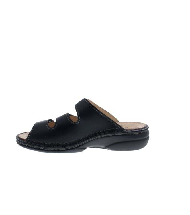 Finn Comfort Menorca-S zwart  Finn Comfort 82564-014099, slippers Direct leverbaar uit de webshop