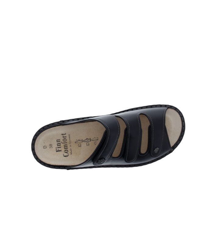 Finn Comfort Menorca-S zwart  Finn Comfort 82564-014099, slippers Direct leverbaar uit de webshop