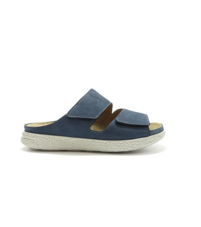 Hartjes Groove stahlblau Hartjes 122.1221/20 48.00, slippers Direct leverbaar uit de webshop
