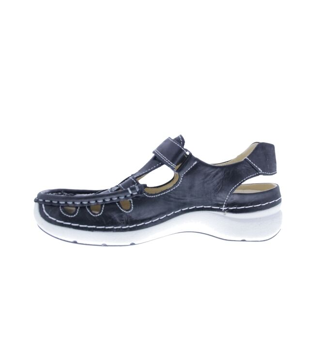 Wolky rolling Sun Fantastic black summer  Wolky 0720436-070, sandalen Direct leverbaar uit de webshop
