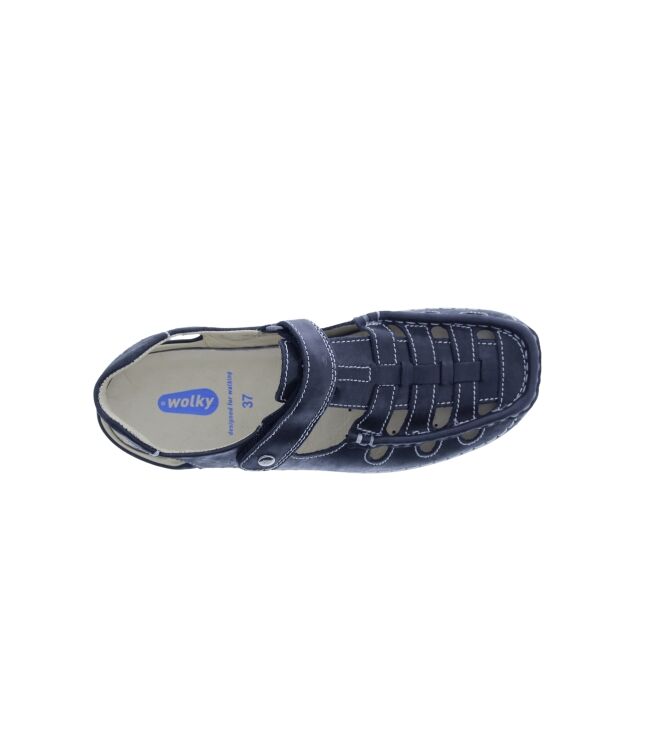 Wolky rolling Sun Fantastic black summer  Wolky 0720436-070, sandalen Direct leverbaar uit de webshop