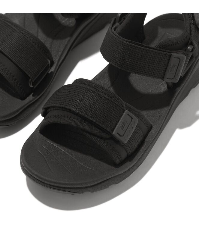FitFlop Neo-D-Hyker W/Resistant Adjustable Outdoor all black  FitFlop IB9-090, sandalen Direct leverbaar uit de webshop
