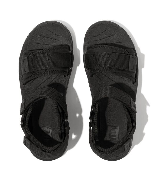 FitFlop Neo-D-Hyker W/Resistant Adjustable Outdoor all black  FitFlop IB9-090, sandalen Direct leverbaar uit de webshop