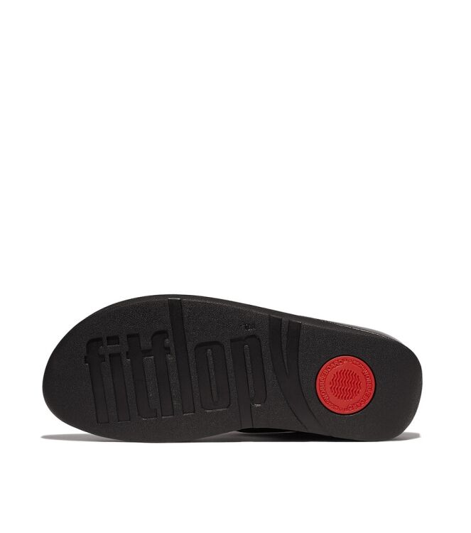 FitFlop Fino Crystal-Mix T-Strap Sandals all black  FitFlop IU5-090, sandalen Direct leverbaar uit de webshop