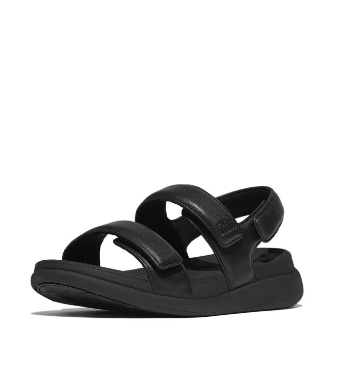 FitFlop F-Mode Go all black FitFlop IV9-090, sandalen Direct leverbaar uit de webshop