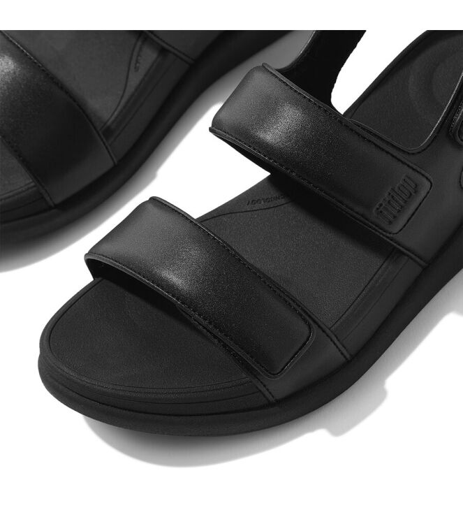 FitFlop F-Mode Go all black FitFlop IV9-090, sandalen Direct leverbaar uit de webshop