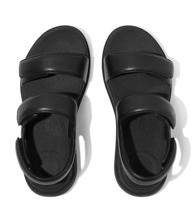 FitFlop F-Mode Go all black FitFlop IV9-090, sandalen Direct leverbaar uit de webshop