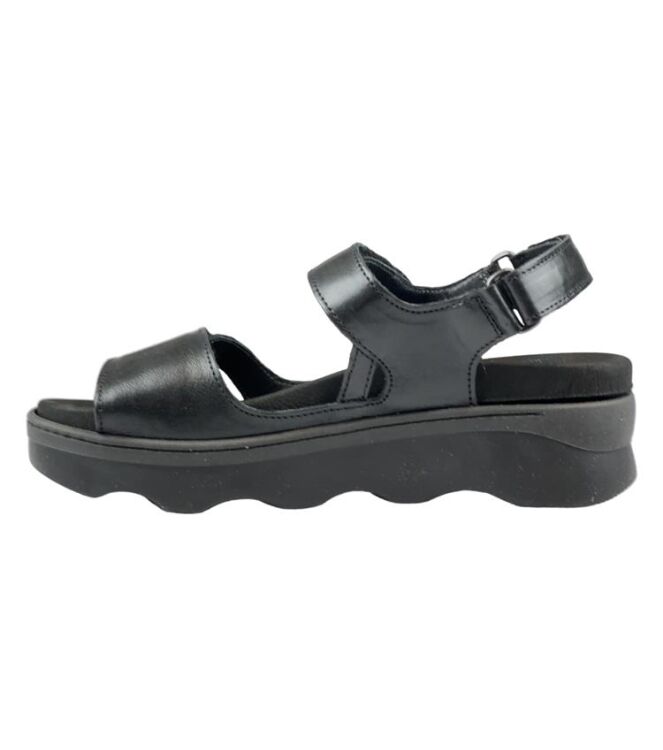 Wolky Medusa zwart  Wolky 0235035-000, sandalen Direct leverbaar uit de webshop