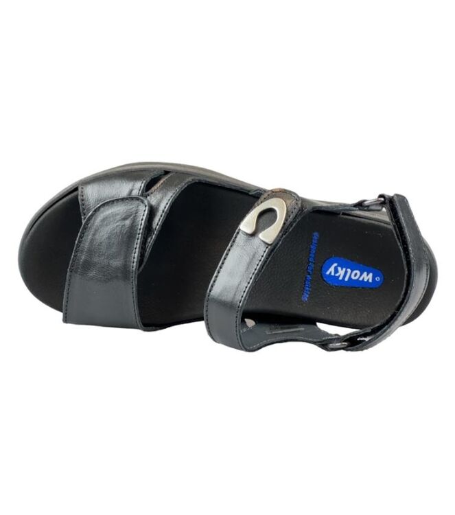 Wolky Medusa zwart  Wolky 0235035-000, sandalen Direct leverbaar uit de webshop