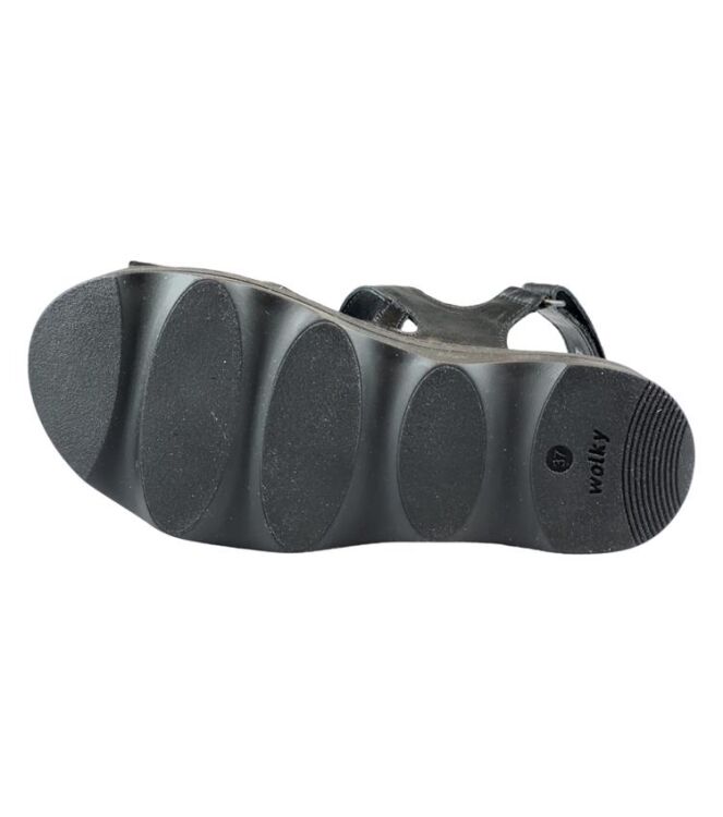 Wolky Medusa zwart  Wolky 0235035-000, sandalen Direct leverbaar uit de webshop