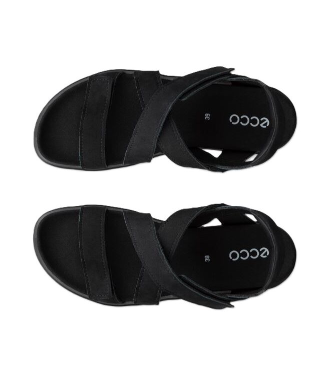 ECCO Soft black ECCO 23881302001, sandalen Direct leverbaar uit de webshop