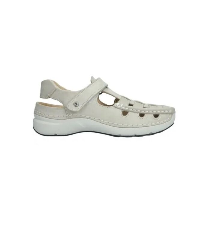 Wolky Rolling Sun Fantastic offwhite Wolky 0720436-120, sandalen Direct leverbaar uit de webshop