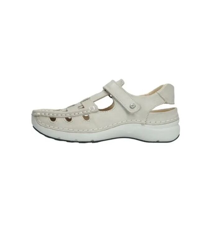 Wolky Rolling Sun Fantastic offwhite Wolky 0720436-120, sandalen Direct leverbaar uit de webshop