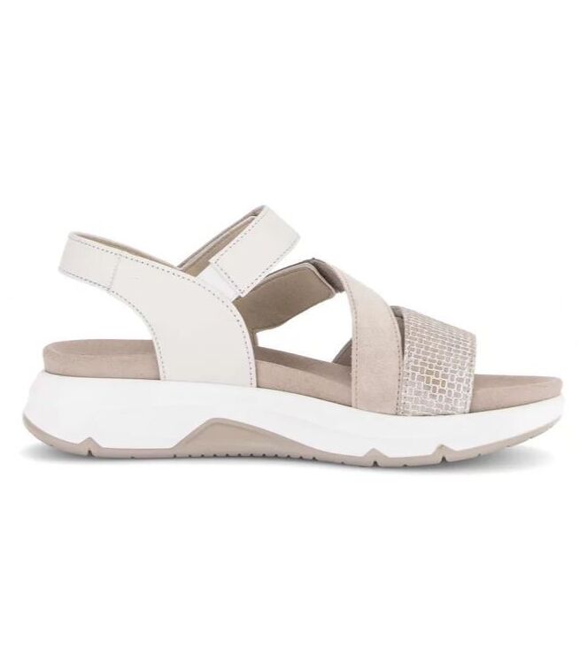Gabor Rollingsoft 86.882-61 beige/oasi/offwhite Gabor Rollingsoft 86.882-61, sandalen Direct leverbaar uit de webshop