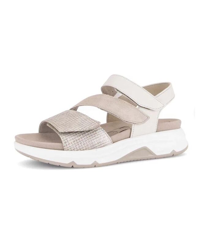 Gabor Rollingsoft 86.882-61 beige/oasi/offwhite Gabor Rollingsoft 86.882-61, sandalen Direct leverbaar uit de webshop
