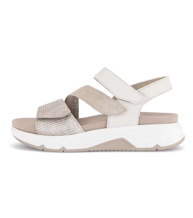 Gabor Rollingsoft 86.882-61 beige/oasi/offwhite Gabor Rollingsoft 86.882-61, sandalen Direct leverbaar uit de webshop