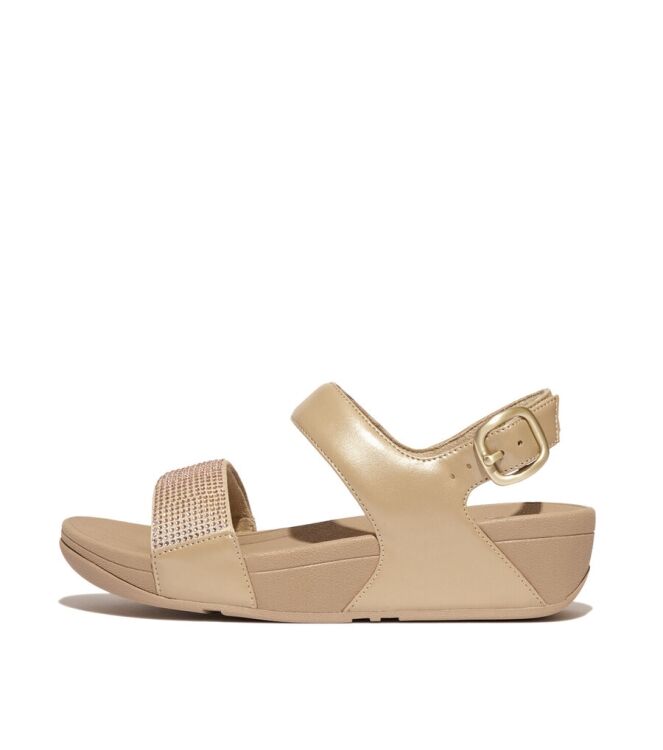 FitFlop Lulu Sandal-Hotfix latte beige  FitFlop EC3-A94, sandalen Direct leverbaar uit de webshop