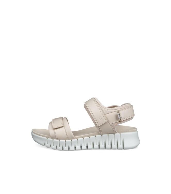 ECCO Gruuv Sol W limestone  ECCO 21310301378, sandalen Direct leverbaar uit de webshop