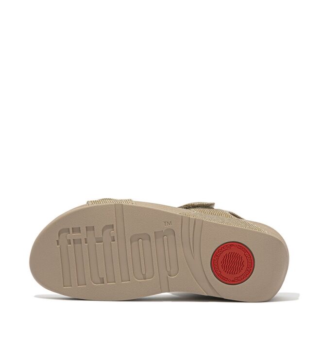 FitFlop Lulu Adjustable Shimmerlux Back-Strap latte beige  FitFlop GA2-A94, sandalen Direct leverbaar uit de webshop