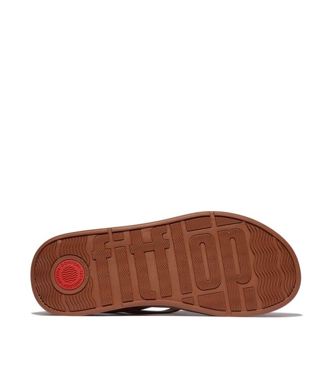 FitFlop F-Mode Flatform Strappy deep tan  FitFlop IY3-C15, sandalen Direct leverbaar uit de webshop