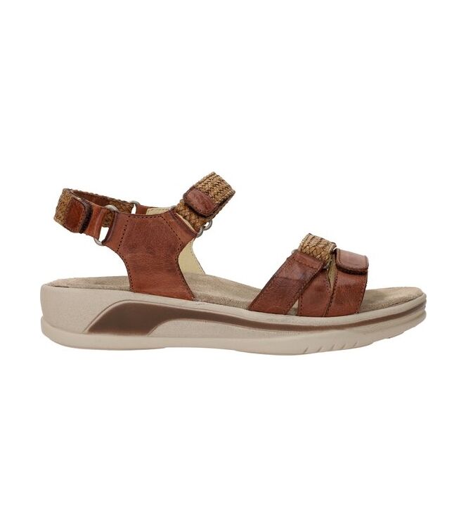 Wolky Acula Softy Wax Leather cognac  Wolky 0105631-430, sandalen Direct leverbaar uit de webshop