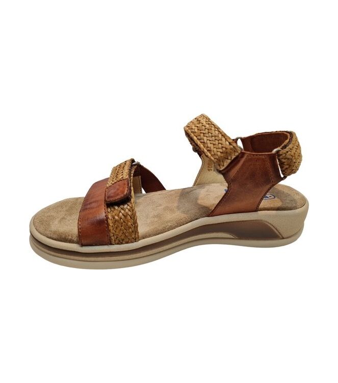 Wolky Acula Softy Wax Leather cognac  Wolky 0105631-430, sandalen Direct leverbaar uit de webshop