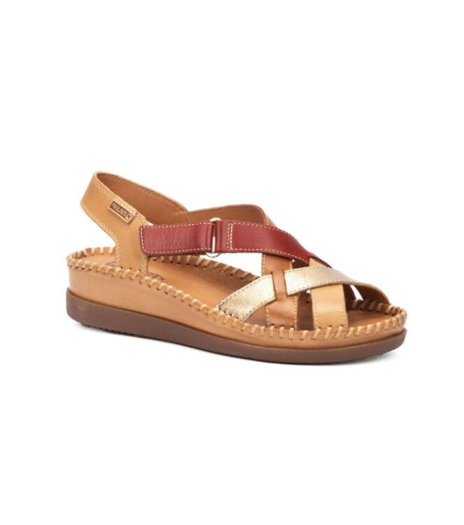 Pikolinos Cadaques almond  Pikolinos W8K-0741C2, sandalen Direct leverbaar uit de webshop