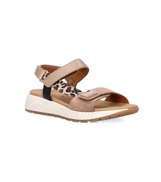 Gabor 84.582-14 sand kombi Gabor 84.582-14, sandalen Direct leverbaar uit de webshop