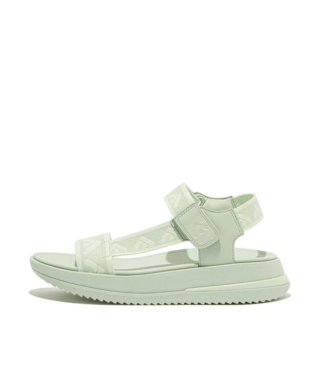 FitFlop Surff Sandal-Woven Device green lily FitFlop HL6-B10, sandalen Direct leverbaar uit de webshop