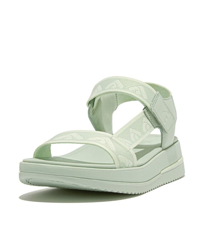 FitFlop Surff Sandal-Woven Device green lily FitFlop HL6-B10, sandalen Direct leverbaar uit de webshop